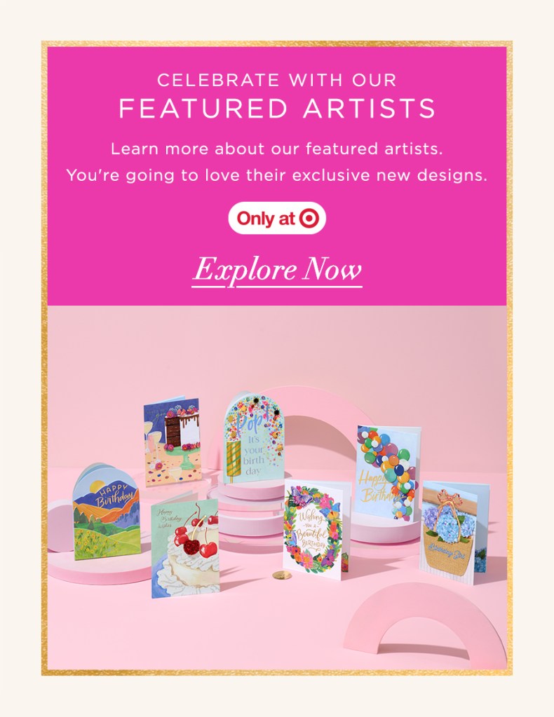 Celebrate with our featured artists learn more about our featured artist. You're going to love their new exclusive designs only at target explore now