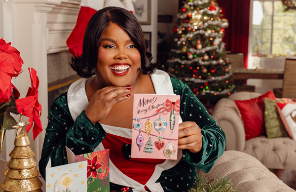 Danielle Pinnock with Papyrus Holiday Cards